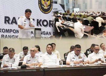 Wabup Bolsel Mengikuti Rakor Pertahanan Semesta Wilayah Sulut yang Digelar Kemenko Polkam-RI