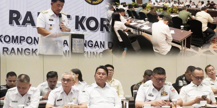 Wabup Bolsel Mengikuti Rakor Pertahanan Semesta Wilayah Sulut yang Digelar Kemenko Polkam-RI