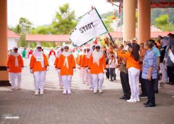 Gelar Lomba Gerak Jalan, TP-PKK Bolmong Ramaikan Rangkaian HUT ke-80 RI