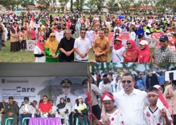 Ada Carnaval Budaya, Government Care Pemda Bolmut di Bintauna Berlangsung Meriah