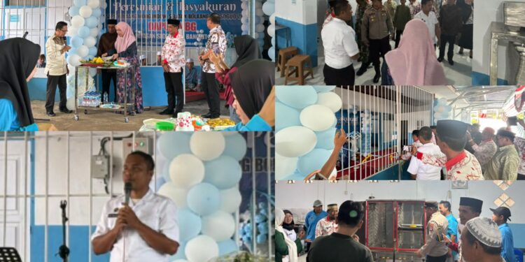 Resmi Diluncurkan, Dapur MBG Pertama di Bolsel Sasar 3.000 Siswa dari PAUD hingga SMA