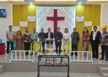Wabup Dony Lumenta Resmikan Gereja KGBI Baptis El-Shaddai Mogoyunggung I