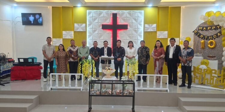Wabup Dony Lumenta Resmikan Gereja KGBI Baptis El-Shaddai Mogoyunggung I