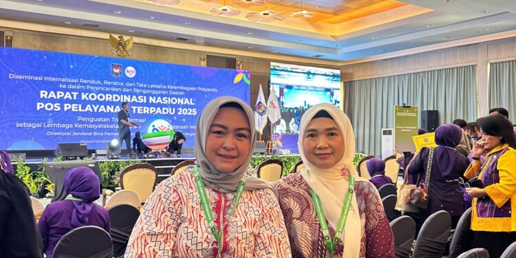 Dihadiri Mendagri, Sekretaris TP-PKK Bolsel Mengikuti Rakor Posyandu di Jakarta