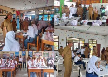 Bupati dan Wabup Bolsel Pantau Langsung Distribusi MBG di Kecamatan Bolaang Uki