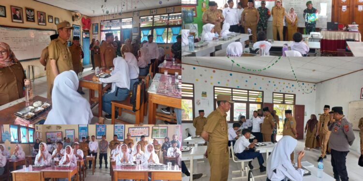 Bupati dan Wabup Bolsel Pantau Langsung Distribusi MBG di Kecamatan Bolaang Uki