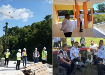 Bupati dan Wabup Tinjau Sejumlah Proyek Strategis di Ibukota Bolsel