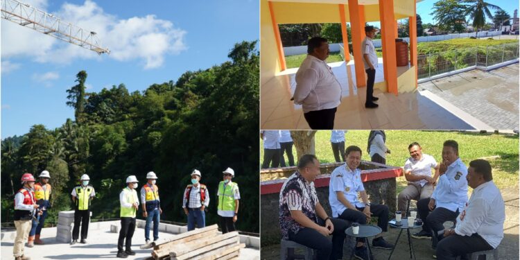 Bupati dan Wabup Tinjau Sejumlah Proyek Strategis di Ibukota Bolsel