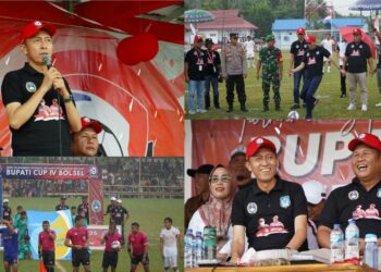 Bupati Cup IV Bolsel 2025 Resmi Dibuka, Iskandar Ajak Seluruh Tim Junjung Sportivitas