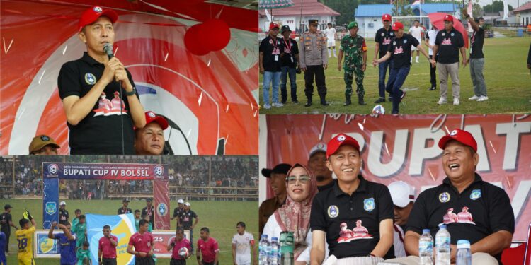 Bupati Cup IV Bolsel 2025 Resmi Dibuka, Iskandar Ajak Seluruh Tim Junjung Sportivitas