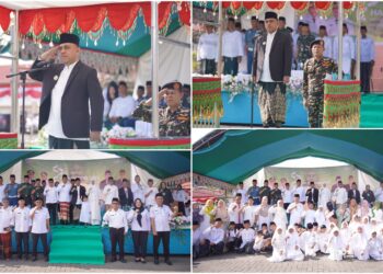 Bupati Bolmong Pimpin Upacara Hari Santri 2025, Yusra: Santri Harus Melek Teknologi dan Sains