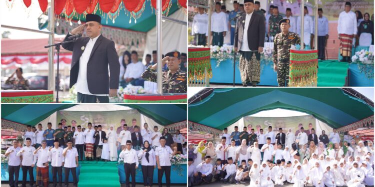 Bupati Bolmong Pimpin Upacara Hari Santri 2025, Yusra: Santri Harus Melek Teknologi dan Sains
