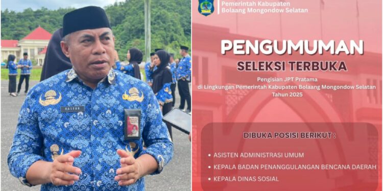 Tahapan Selter Tiga Kursi JPT di Pemkab Bolsel Dibuka