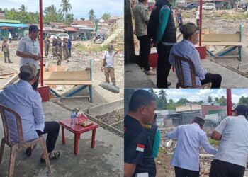 Bupati Yusra Alhabsyi Pantau Langsung Proses Pembersihan Pasar Tradisional Lolak