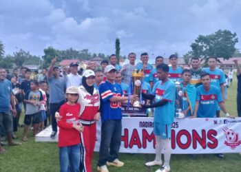 Dewi Sandra Astuti Mondo Tutup Tournament Sepakbola Nadira Cup 2025