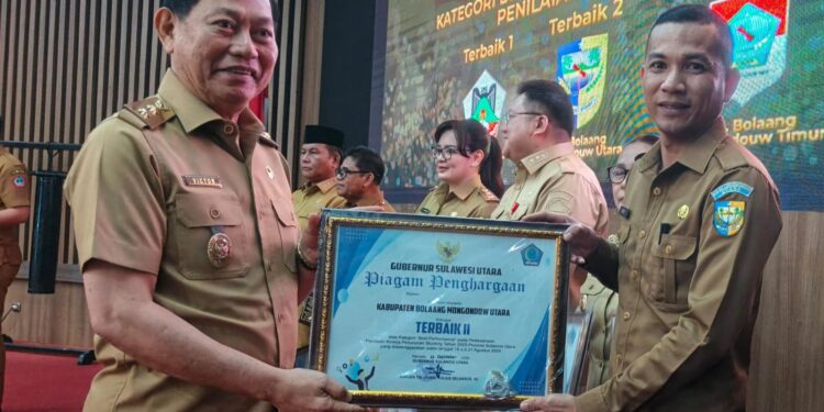 Pemkab Bolmut Diganjar Penghargaan Best Perfomance Turunkan Stunting