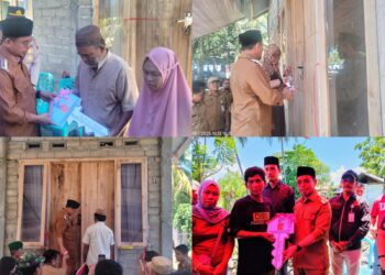 Bupati Bolmut Resmikan Empat Unit RLH di Sangkub dan Bintauna