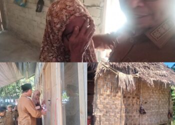 Airmata Terharu Seorang Lansia di Hadapan Bupati Bolmut Saat Terima Rumah Layak Huni