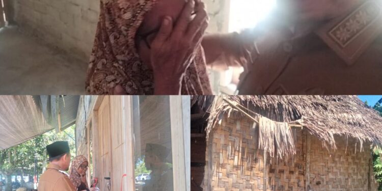 Airmata Terharu Seorang Lansia di Hadapan Bupati Bolmut Saat Terima Rumah Layak Huni