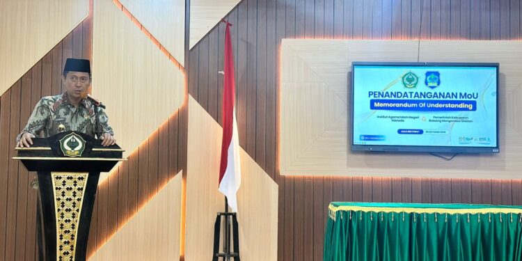 Pemkab Bolsel dan IAIN Manado Teken MoU, 74 Guru Dibiayai Penuh Ikuti Program PPG