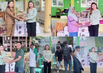 Dhea Eucharisty Lumenta Salurkan Bantuan bagi Warga Terdampak Banjir di Bolaang Mongondow