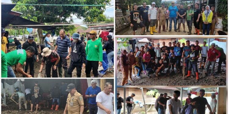 Gotong Royong ASN dan Warga Lakukan Pembersihan Pascabanjir