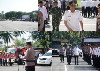 Kolaborasi Pemkab Bolsel Bersama Polres Siaga Bencana