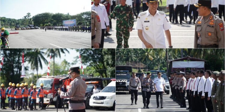 Kolaborasi Pemkab Bolsel Bersama Polres Siaga Bencana