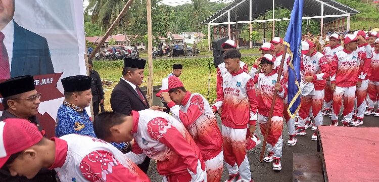Wabup Deddy Resmi Lepas Kontingen Bolsel di Ajang Porprov Sulut 2025
