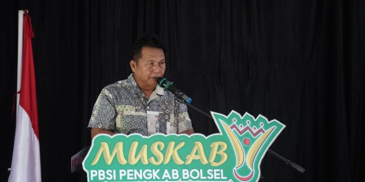 Buka Kegiatan Muskab PBSI Bolsel, Wabup Deddy Tekankan Pembinaan Atlet dan Penguatan Organisasi