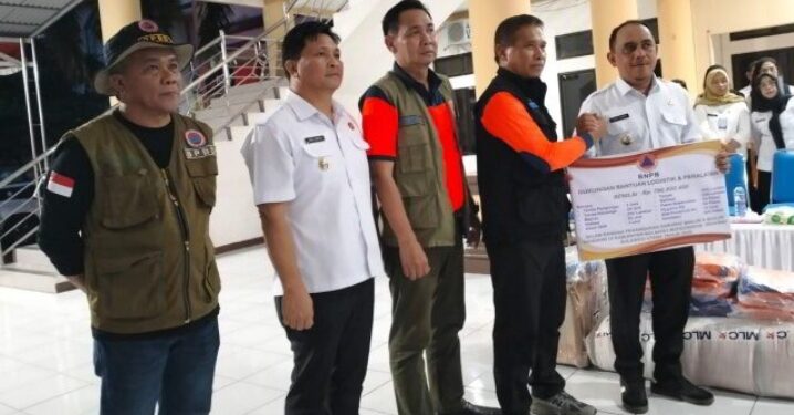 BNPB Salurkan Bantuan Logistik Senilai Rp798 Juta untuk Korban Banjir di Bolmong