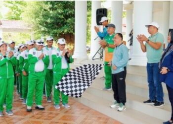 Bupati Yusra Lepas Para Atlet Kebangaan Bolmong Berlaga di Porprov Sulut 2025