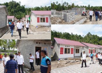 Bupati Iskandar Kamaru Tinjau Progres Program PPKT DAK Tematik 2025 di Desa Motandoi