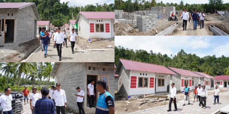 Bupati Iskandar Kamaru Tinjau Progres Program PPKT DAK Tematik 2025 di Desa Motandoi