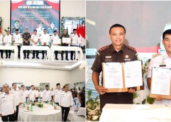 Bersama Gubernur dan Sejumlah Kepala Daerah, Bupati Iskandar Hadiri Penandatanganan MoU Hibah Barang Rampasan Negara