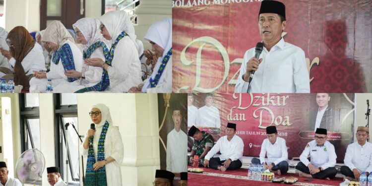 Dihadiri BKMT se-BMR, Pemkab Bolsel Gelar Doa dan Dzikir Bersama Tutup Tahun 2025