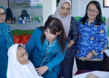 Momentum Hari Ibu, TP-PKK Bolmong Gelar Peduli Lansia