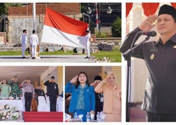 Wabup Dony Lumenta Pimpin Upacara Memperingati Sejumlah Hari Besar Nasional