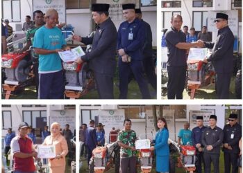 Wabup Bolmong Serahkan Bantuan Alsintan dari Kementan, Perkuat Produktivitas Pertanian