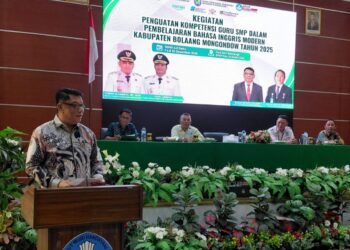 Pemkab Bolmong Gelar Pelatihan Penguatan Kompetensi Guru SMP