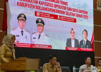 Perkuat Kompetensi Operator Dapodik, Disdikbud Bolsel Gelar Bimtek Penguatan Kapasitas