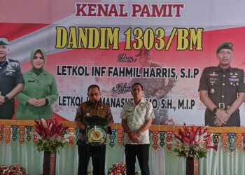 Bupati Yusra Alhabsyi Hadiri Acara Pisah Sambut Dandim 1303 Bolaang Mongondow