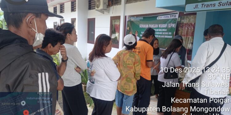 Jelang Nataru, Pemkab Bolmong Gelar GPM Subsidi: Sasar Masyarakat Kurang Mampu