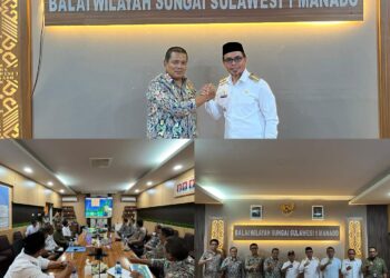 Bupati Bolmut Sambangi BWS Sulawesi I