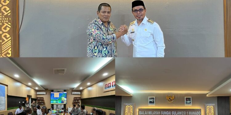 Bupati Bolmut Sambangi BWS Sulawesi I