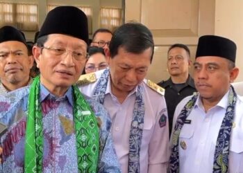 Didampingi Bupati Yusra dan Wagub Sulut, Menag Launching Kampus Moderasi Beragama di Bolmong