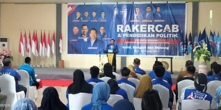 Demokrat Bolmut Gelar Rakercab dan Pendidikan Politik