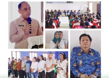 Disaksikan Bupati dan Wabup, Pemkab Bolmong Fasilitasi Kawin Massal Bagi 100 Pasangan