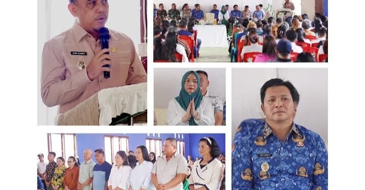 Disaksikan Bupati dan Wabup, Pemkab Bolmong Fasilitasi Kawin Massal Bagi 100 Pasangan