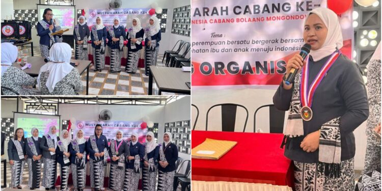 Dalam Muscab ke-IV, Anggun Chrysti Saptogani Nahkodai PC IBI Bolsel